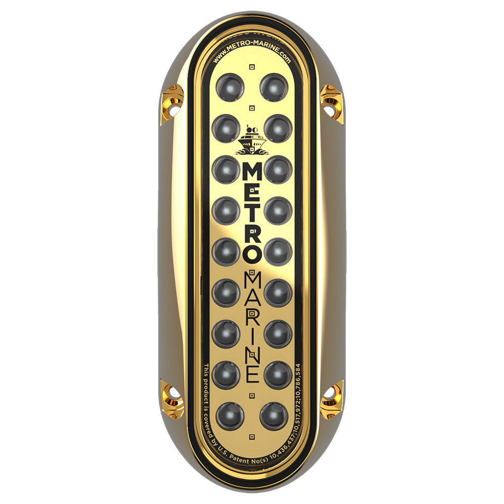 Metro Marine HighOutput Elongated Vertical Mount Light wIntelligent Monochromatic LEDs  Blue 90 Beam FBME1VB390