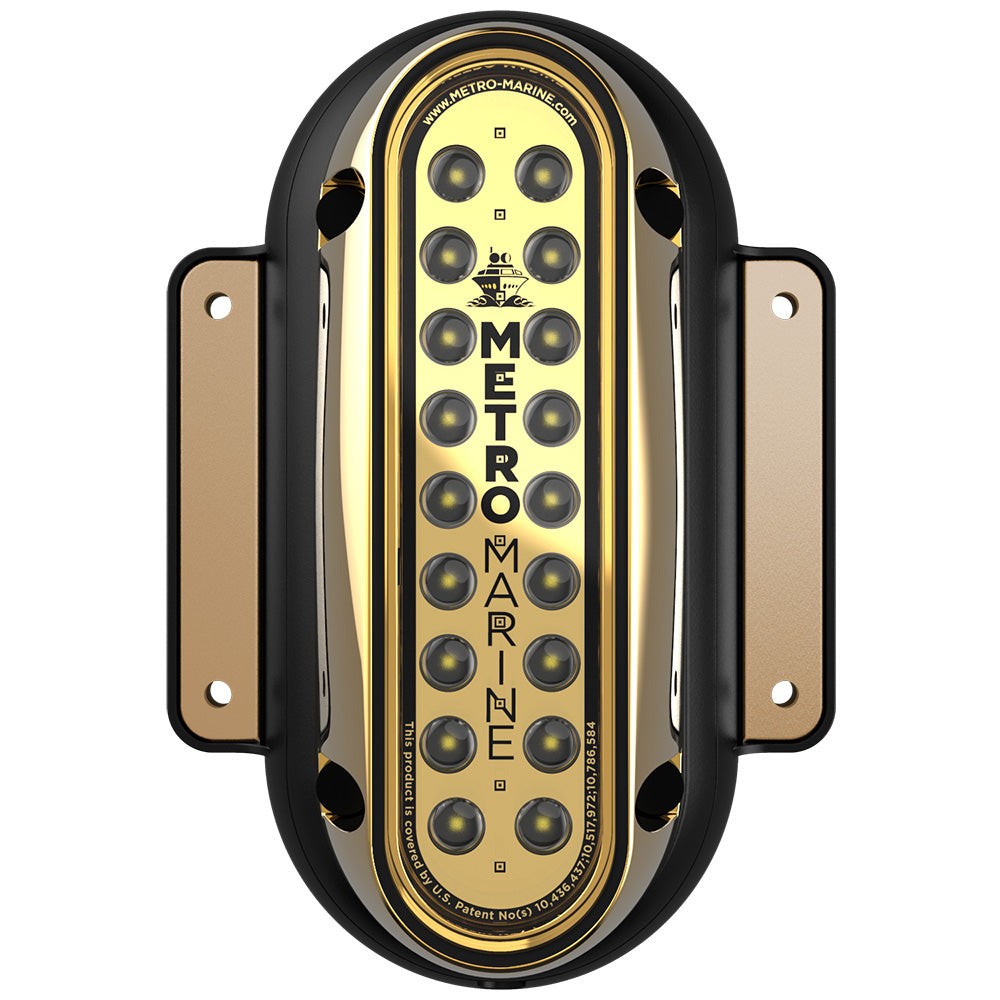 Metro Marine HighOutput Vertical Surface Mount Light wIntelligent Monochromatic LEDs  White 90 Beam FSME1VW390