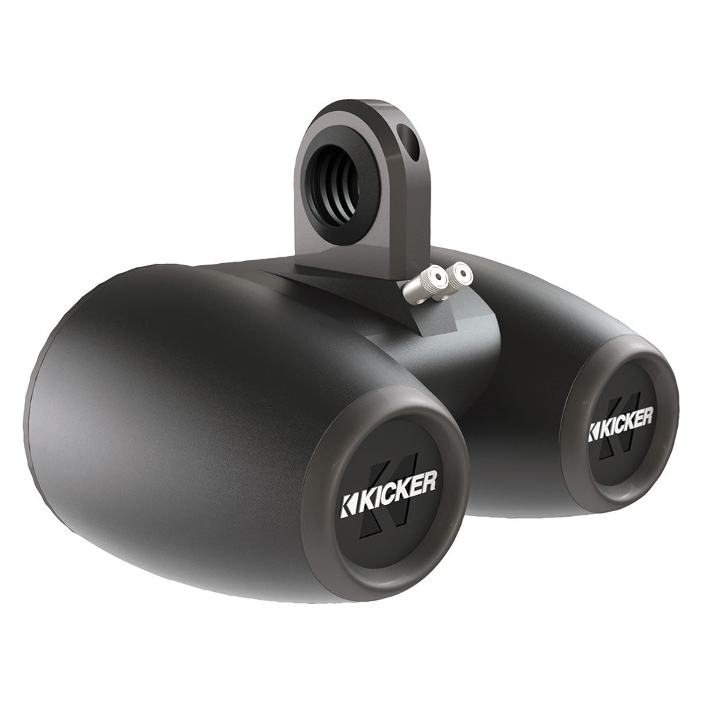 KICKER KMTED Tower Enclosures fDual 65 Drivers  Black 12KMTED