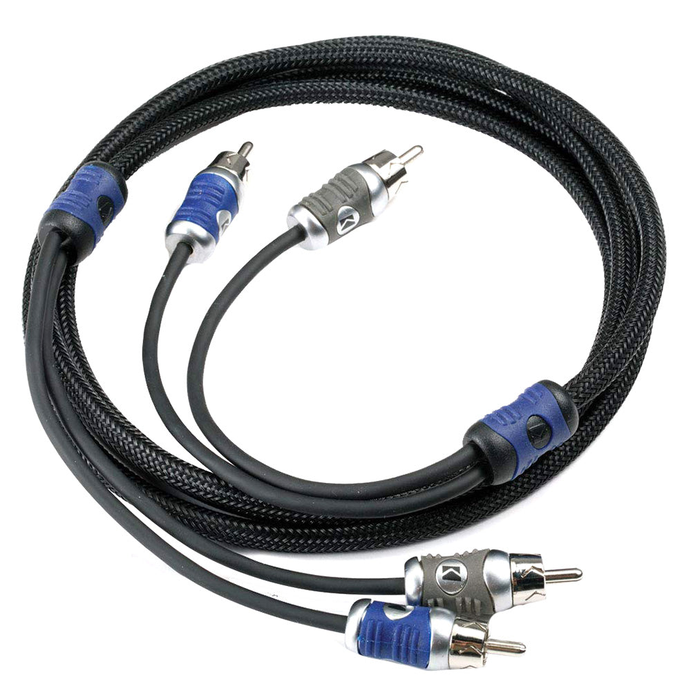 KICKER QSeries 2Channel RCA Interconnect  1M 46QI21