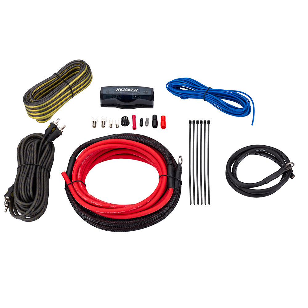 KICKER VK6 6AWG Amp Kit w2Channel Interconnects 47VK6