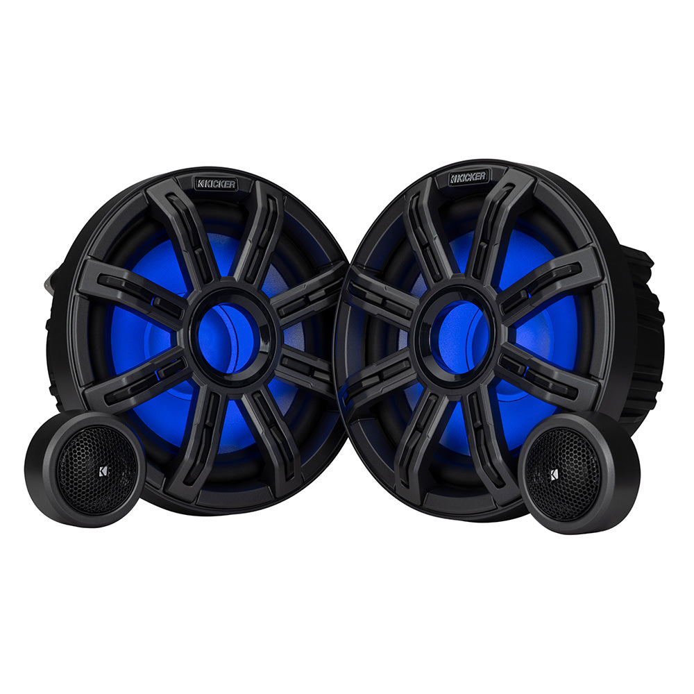 KICKER 8 Premium Marine Component Speakers  4Ohm 51MSS8
