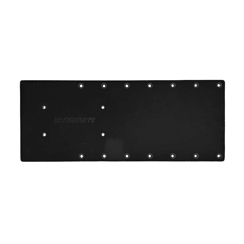 Sea Brackets 18 Straight Trolling Motor Plate fGarmin Kraken  Black SEA2302BLK