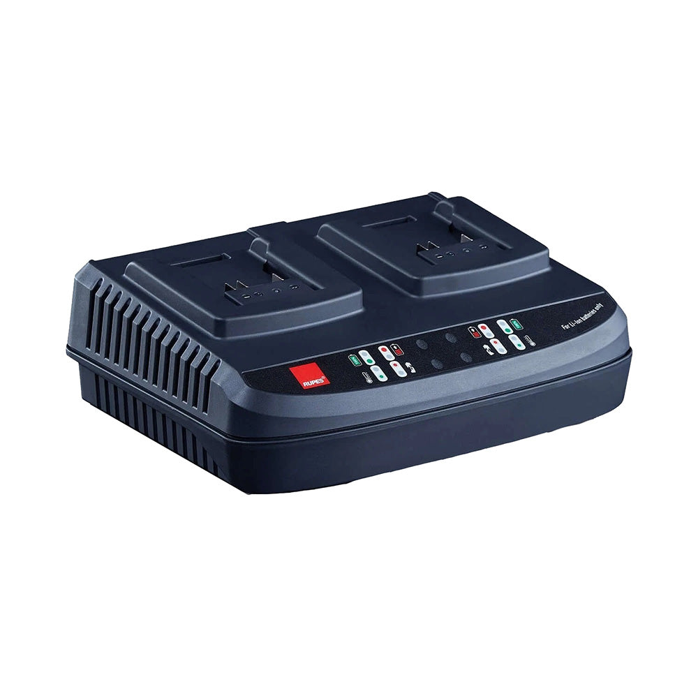 RUPES Dual Battery Charger fiBrid HLR15  HLR21 Batteries wLED Indicators 9HC185LT