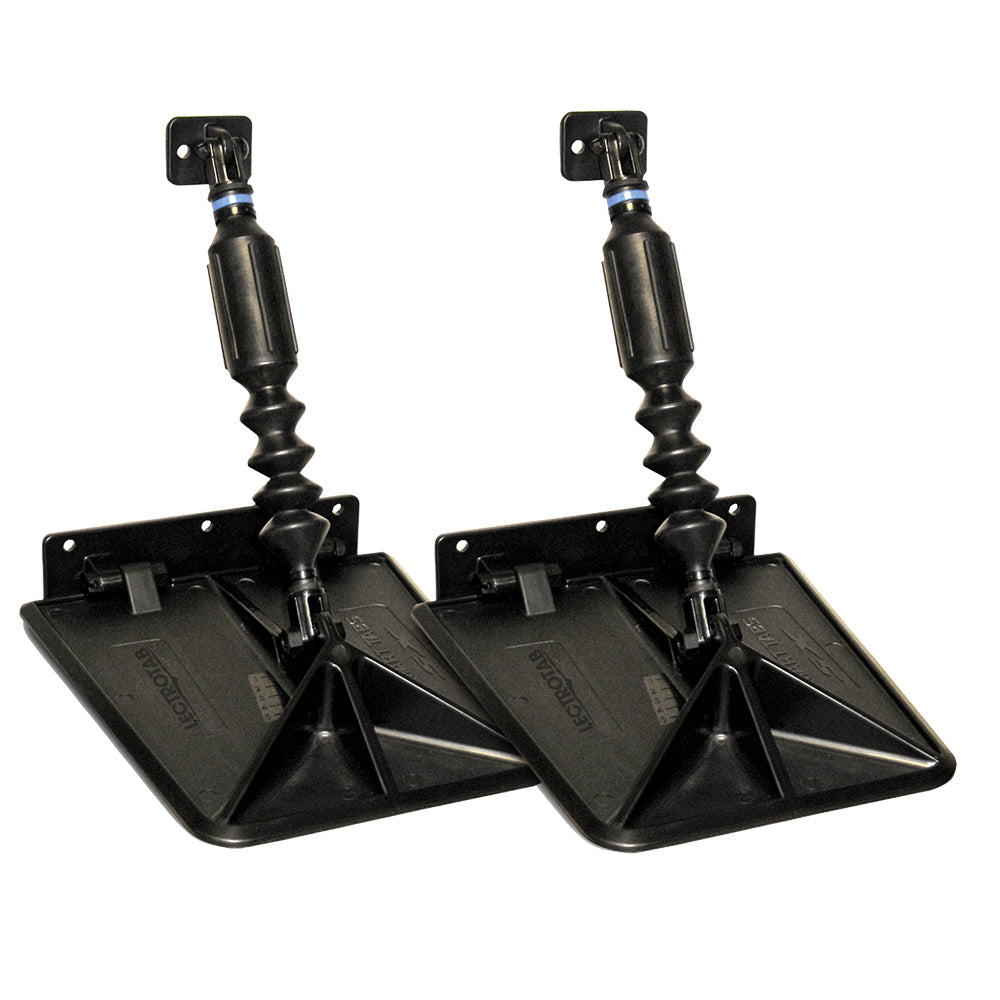 Smart Tab SX Composite Trim Tabs by Lectrotab 95 x 10 f1820 Boat w150  240HP  Black SX951080