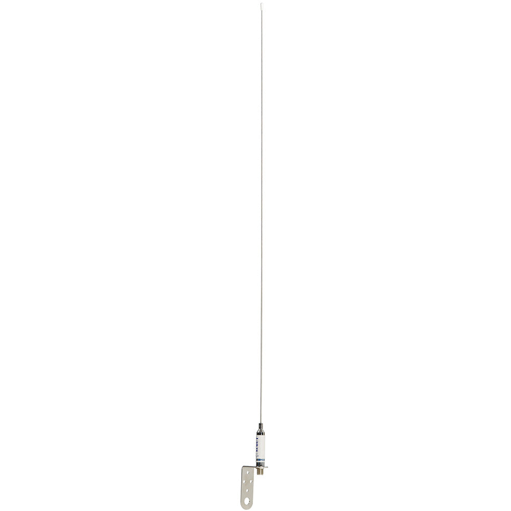 Scout 3 Stainless VHF Whip 3dB wBracket fSailboats  No Cable PF AN NVHF00012T