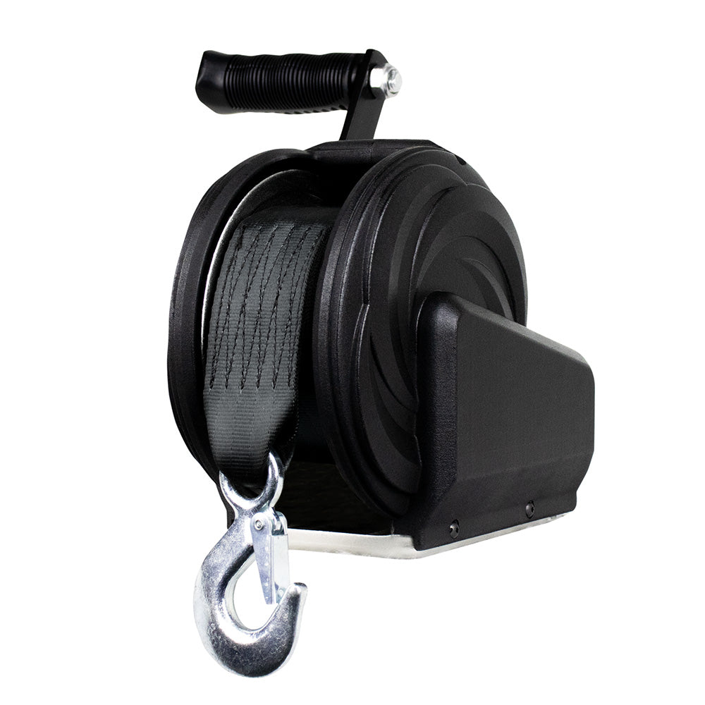 Powerwinch Select Series Winch 1400lb 8 Crank Arm  Carbon Black 21400W14008BR