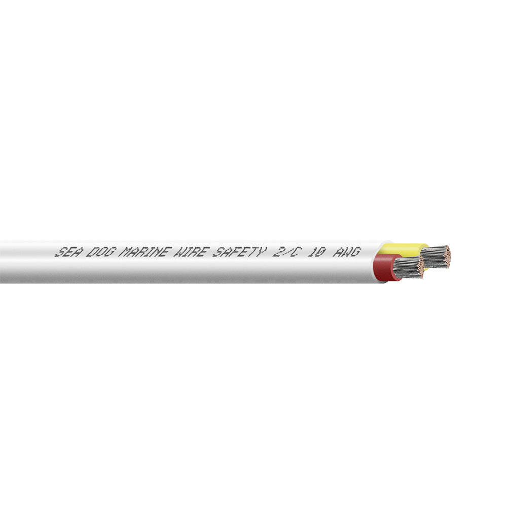 SeaDog 102 AWG Flat Duplex Safety Wire  RedYellow  400 8010226