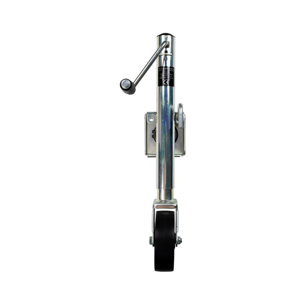 Powerwinch Utility Series Jack  1200lb WeldOn Single Wheel Zinc 21500J1200W1ZR