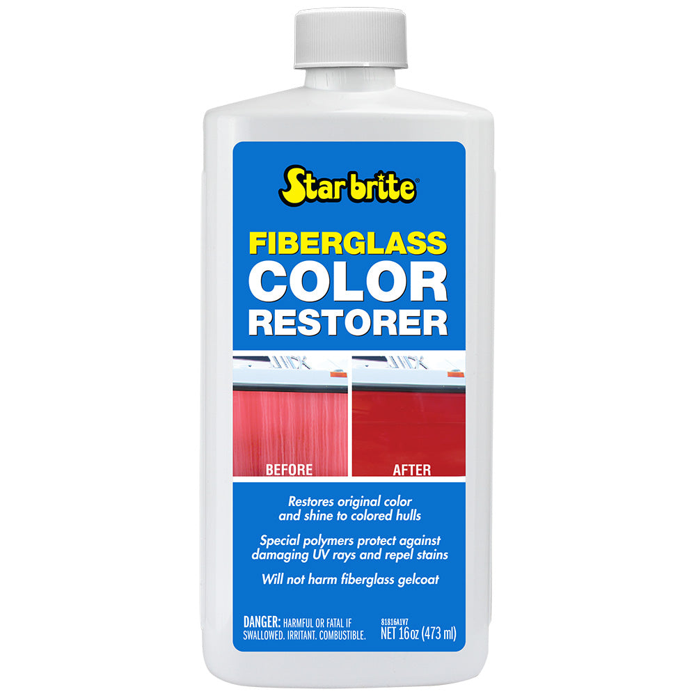 Star brite Fiberglass Color Restorer  Formulated fColored Hulls  16 oz 81816