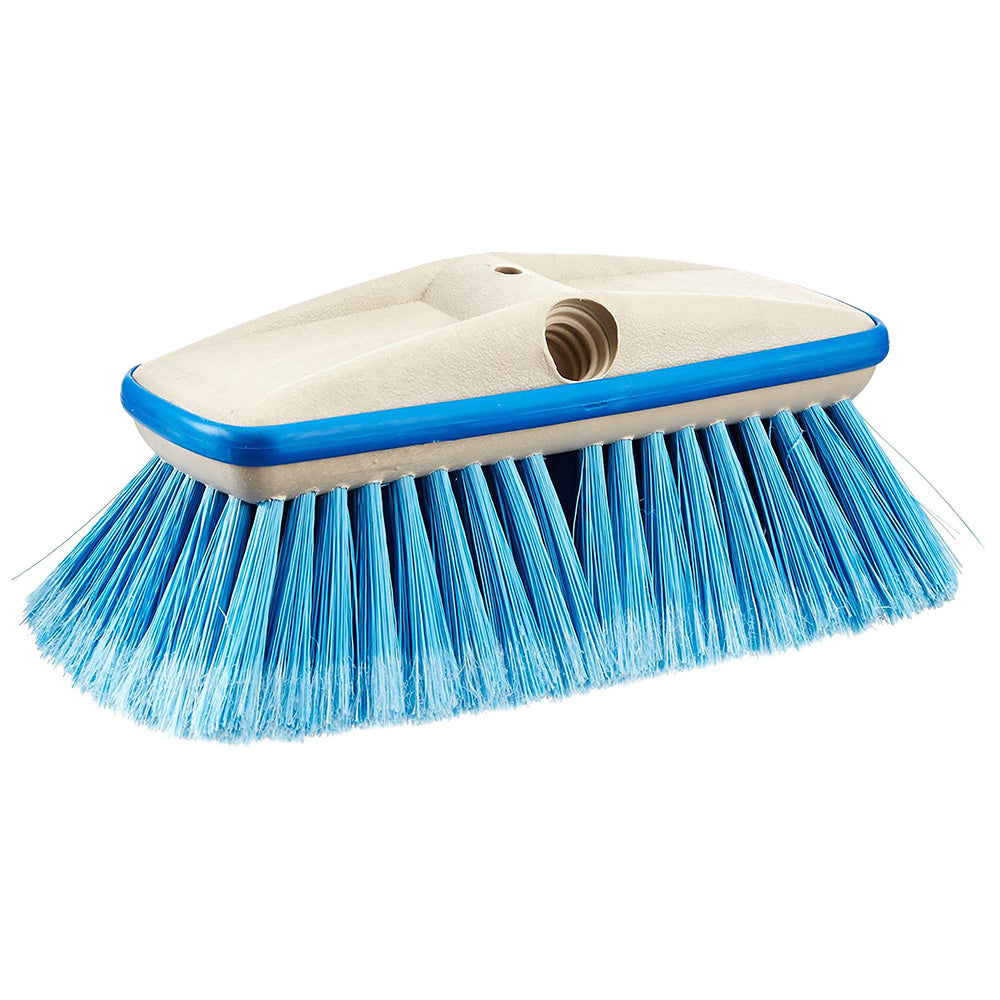 Star brite Deluxe Medium Blue Wash 8 Brush Head wBumper  Dual Connections 40162