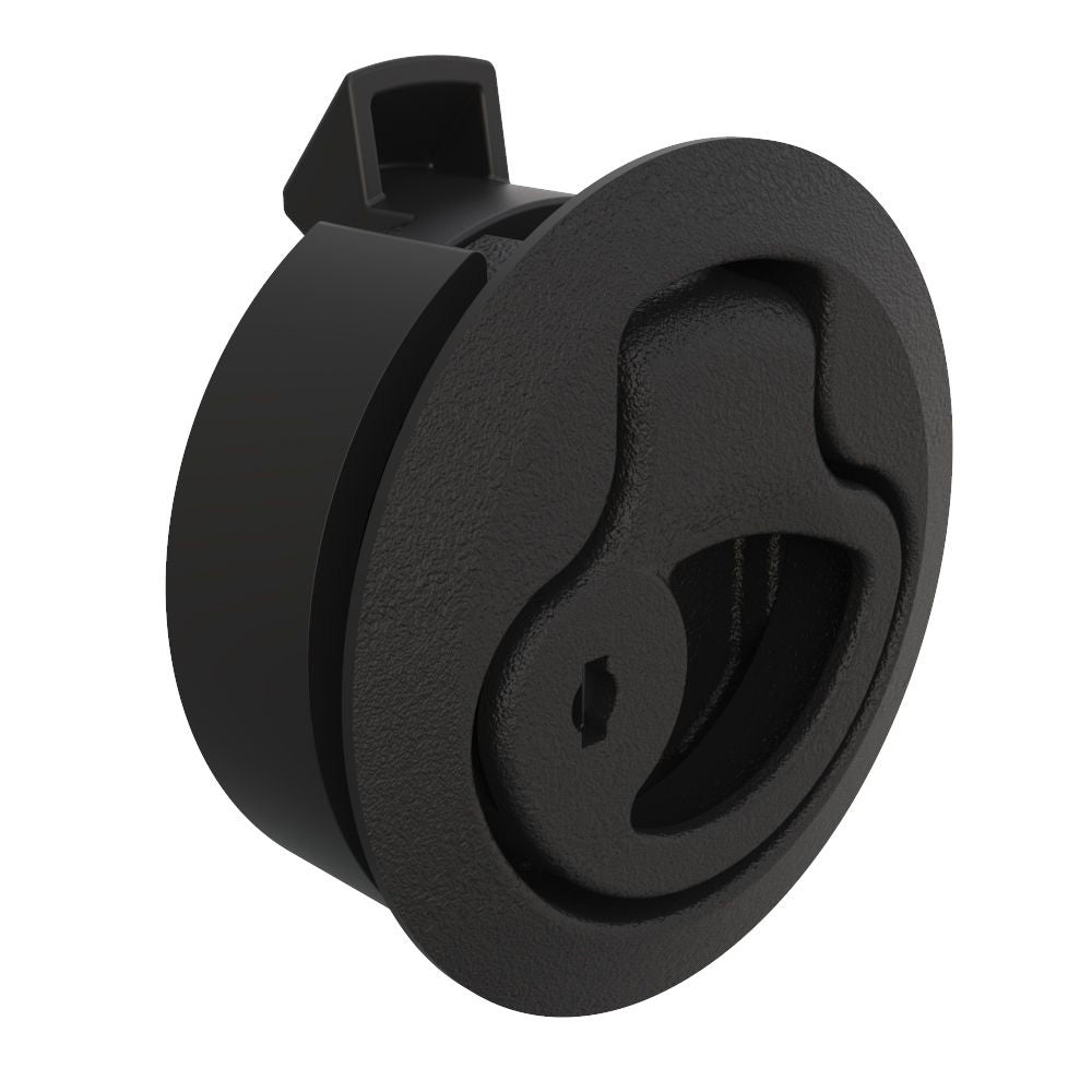 Southco PushtoClose Latch Medium Size Key Locking 2  7mm Grip Plastic Natural  Black M141