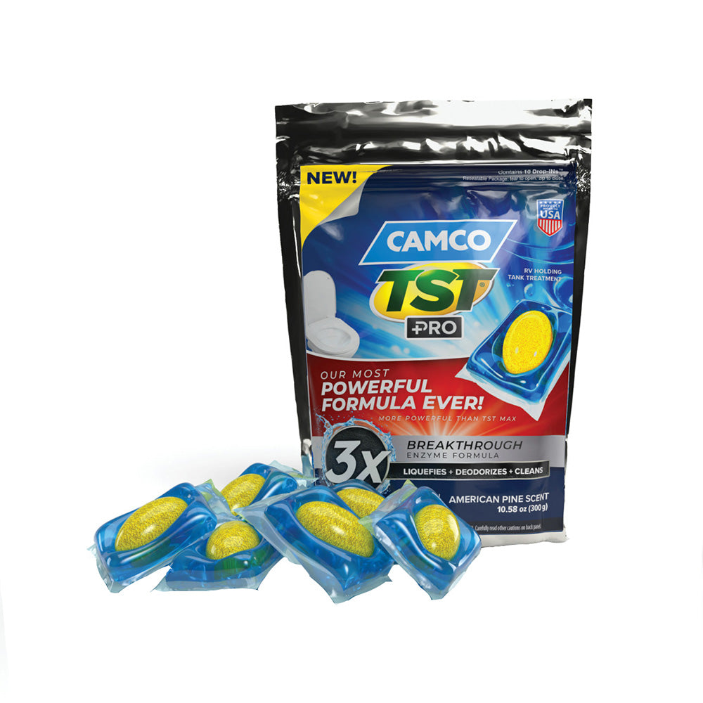 Camco TST Pro RV Holding Tank Treatment DropIns  American Pine 10Pack 41770