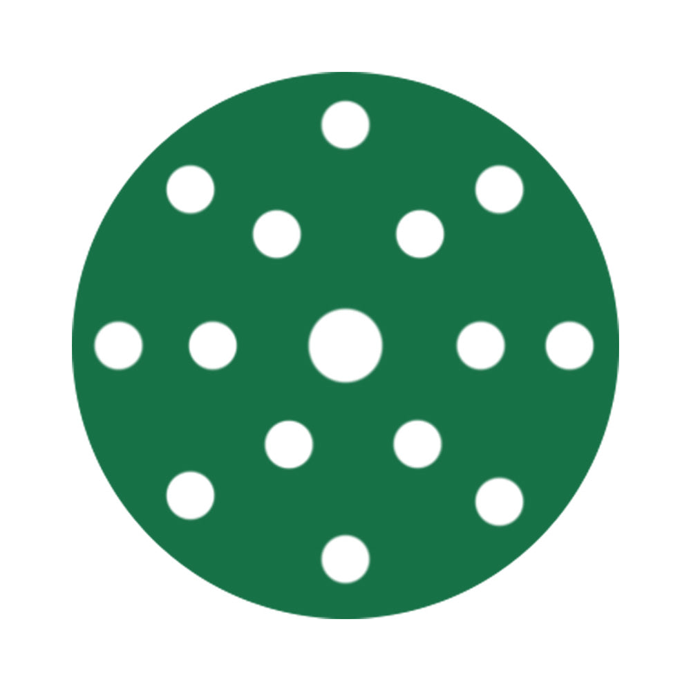 RUPES PROCUT Film Abrasive Discs 150mm 6  15 Holes  P80 Grit Box of 50pcs 945FD080