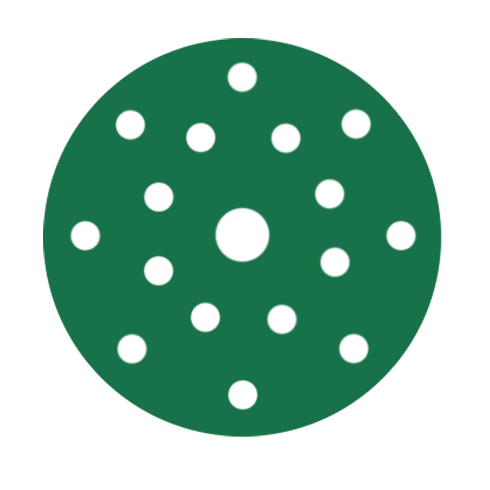 RUPES PROCUT Film Abrasive Discs 125mm 5  17 Holes  P180 Grit Box of 50pcs 945FC180