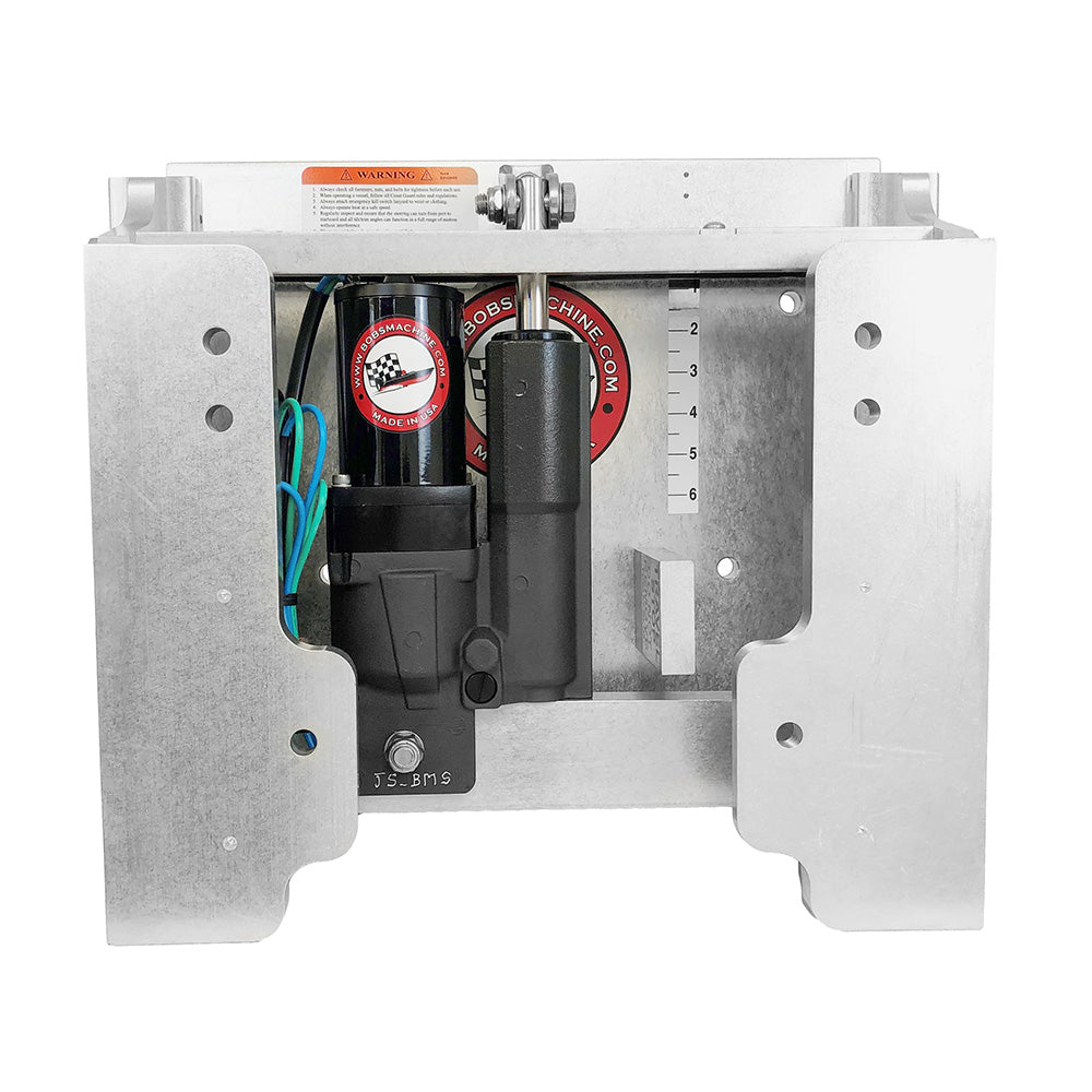 Bobs Machine 6 Extreme Gen 3 Action Series Jack Plate  Silver 100606005NOPCNOSPNNG