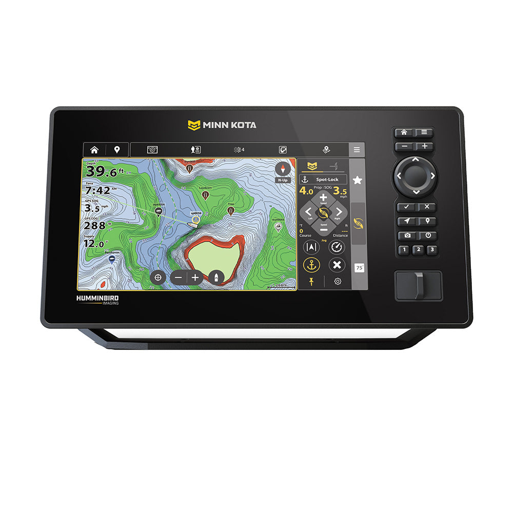 Minn Kota X9 CMSI VX 9 GPSFishfinder wTransom Mount Transducer 4123701VX