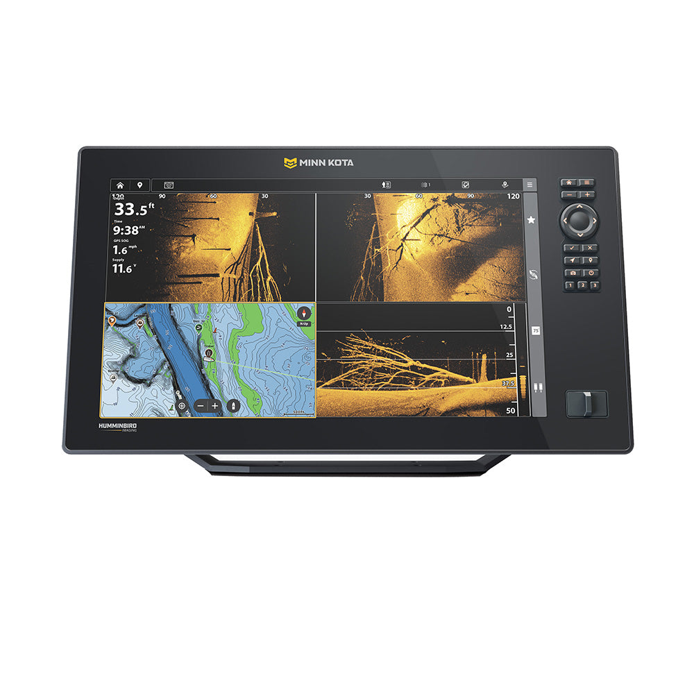 Minn Kota X16 CMSI VX 16 GPSFishfinder wTransom Mount Transducer 4124001VX