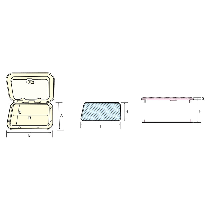 Rade EURO 1 Escape Hatch (448 x 268mm)