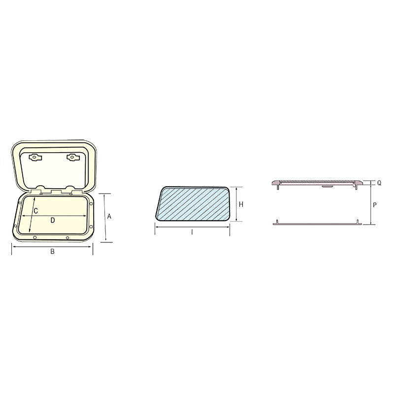 Rade EURO 2 Escape Hatch (480 x 480mm)