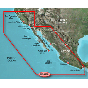 BlueChart® g3 HD - HXUS021R - California - Mexico - microSD™/SD™