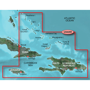 BlueChart® g3 HD - HXUS029R - Southern Bahamas - microSD™/SD™