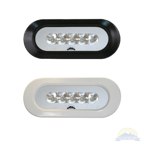 #41356 Flush Mount Spreader Light with Black Trim