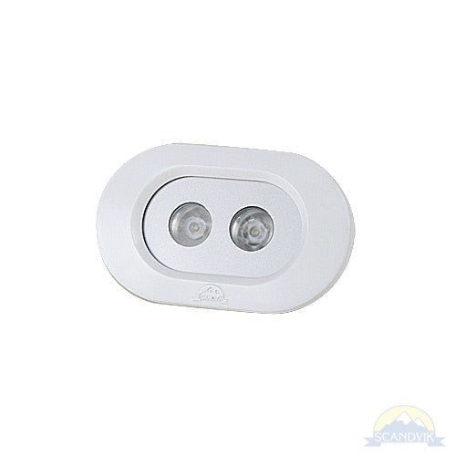 #41436 Flush Mount White Trim Ring