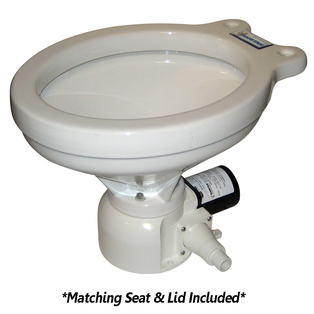 Raritan Sea Era QC Toilet  Household Style  Remote Intake Pump  Straight  90 Discharge  Smart Toilet Control  12v