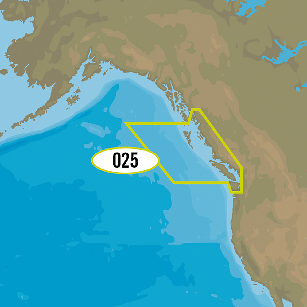 CMAP 4D NAD025  Canada West Including Puget Sound MNAD025MS