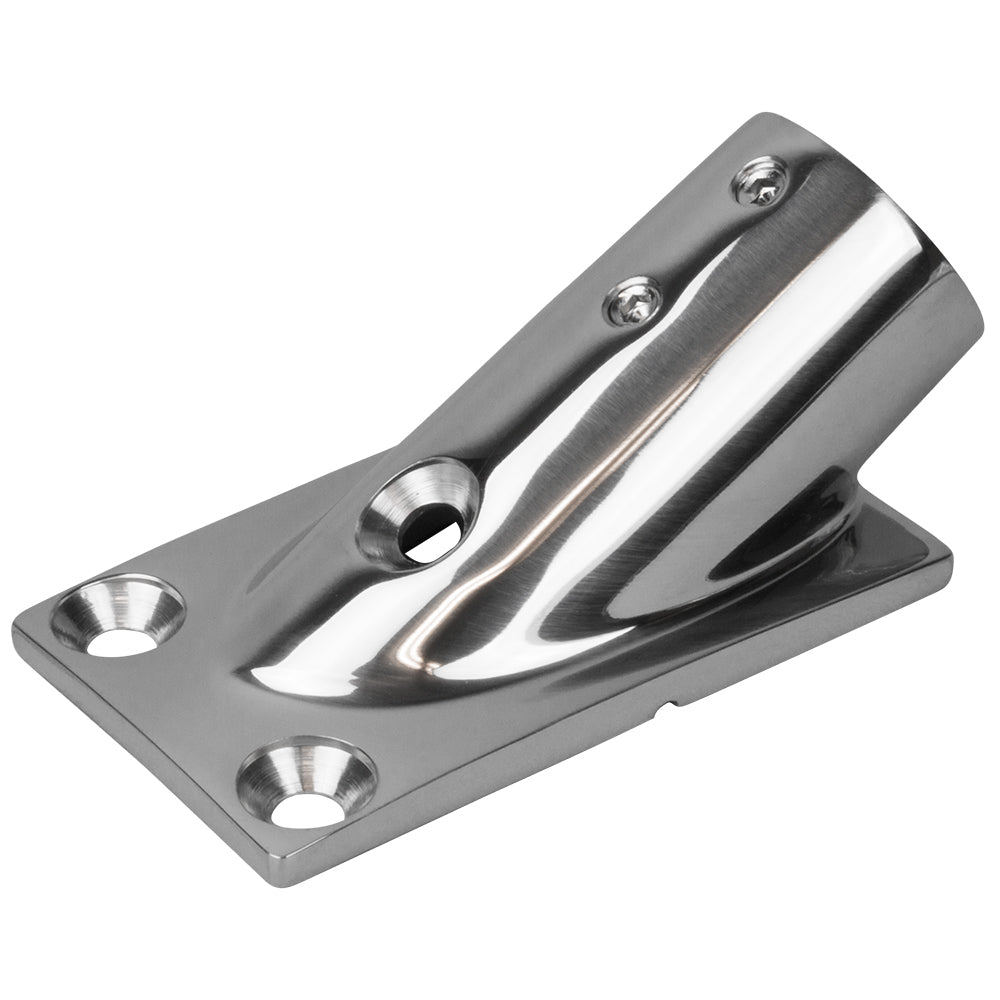 SeaDog Rail Base Fitting Rectangular Base 30 316 Stainless Steel 178 x 3316  1 OD 2813001