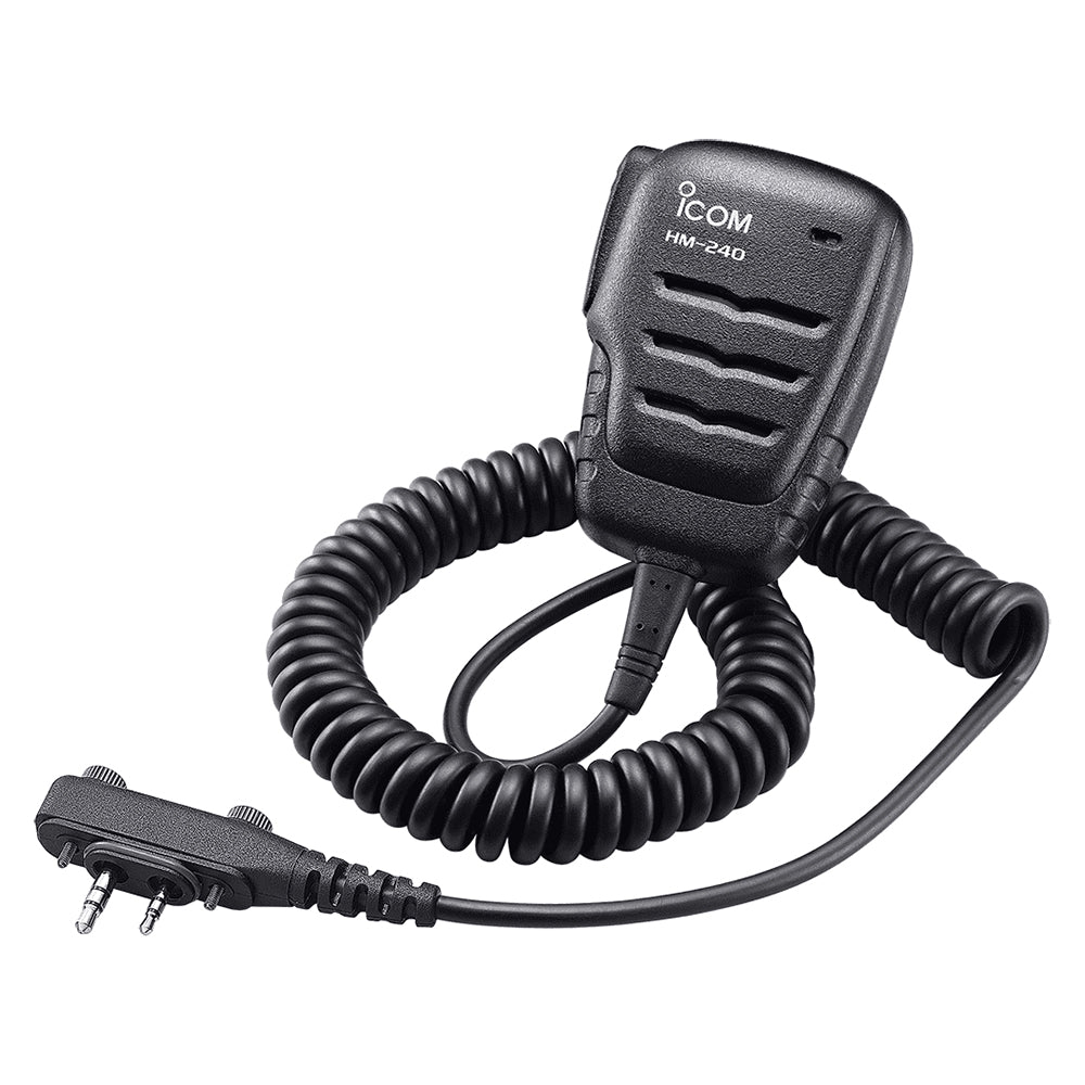 Icom HM240 Waterproof Aviation Speaker Mic 2Pin HM240