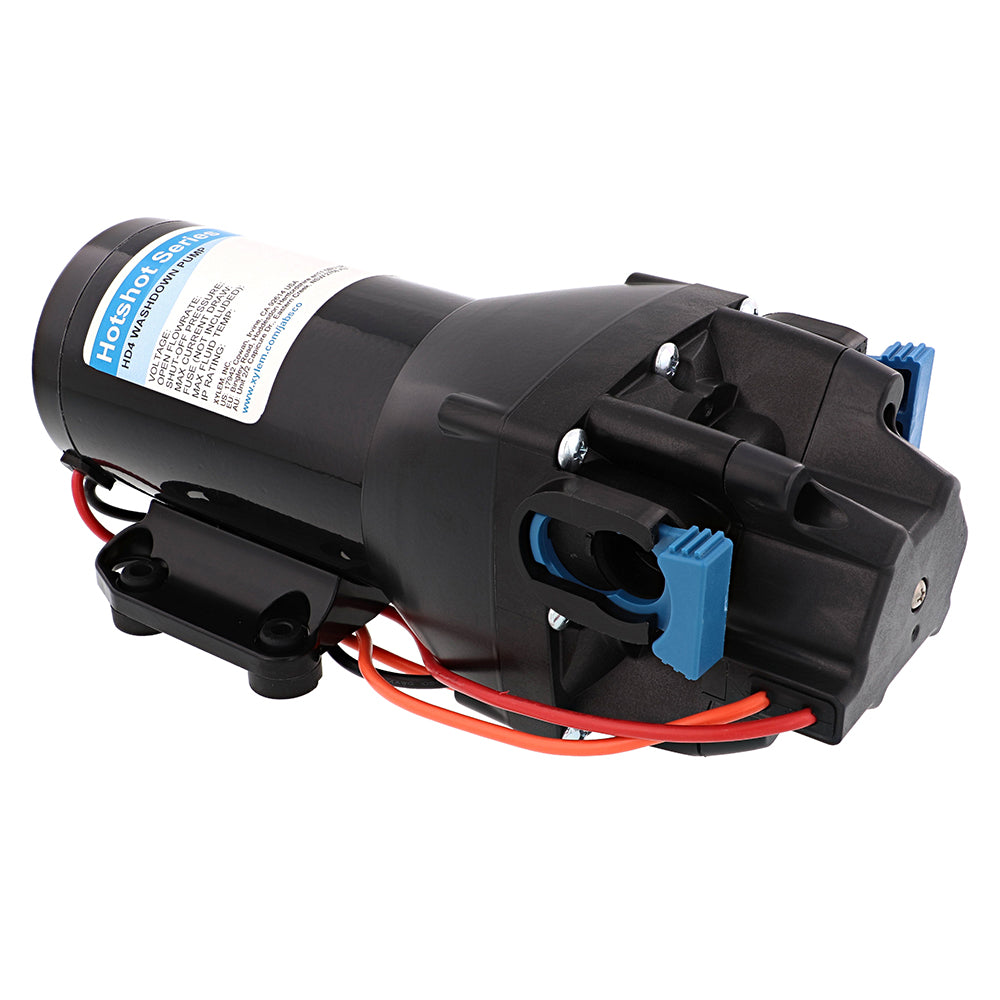 Jabsco HotShot HD4 Heavy Duty Washdown Pump  12V  4 GPM  60 PSI Q401J118N3A