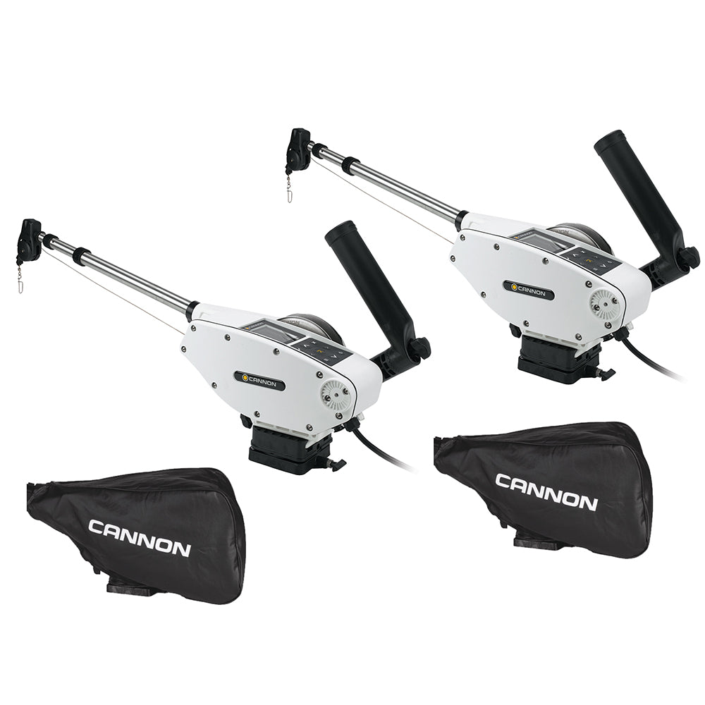 Cannon Optimum 10 Tournament Series TS BT Electric Downrigger 2Pack wBlack Covers  1902340X2COVERS