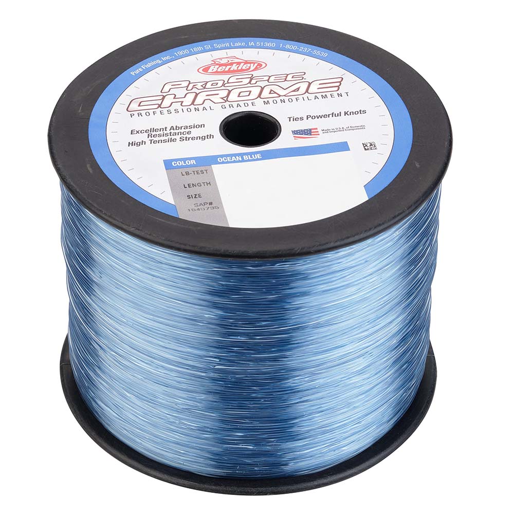 Berkley ProSpec Chrome Ocean Blue Monofilament  130 lb  2000 yds  PSC5B130OBL 1545751