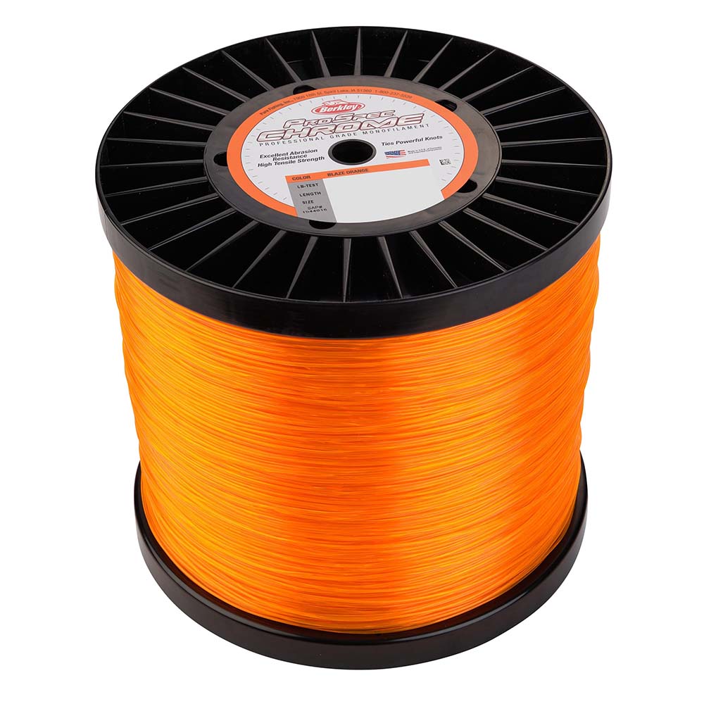 Berkley ProSpec Chrome Blaze Orange Monofilament  60 lb  4750 yds  PSC5B6080 1544013