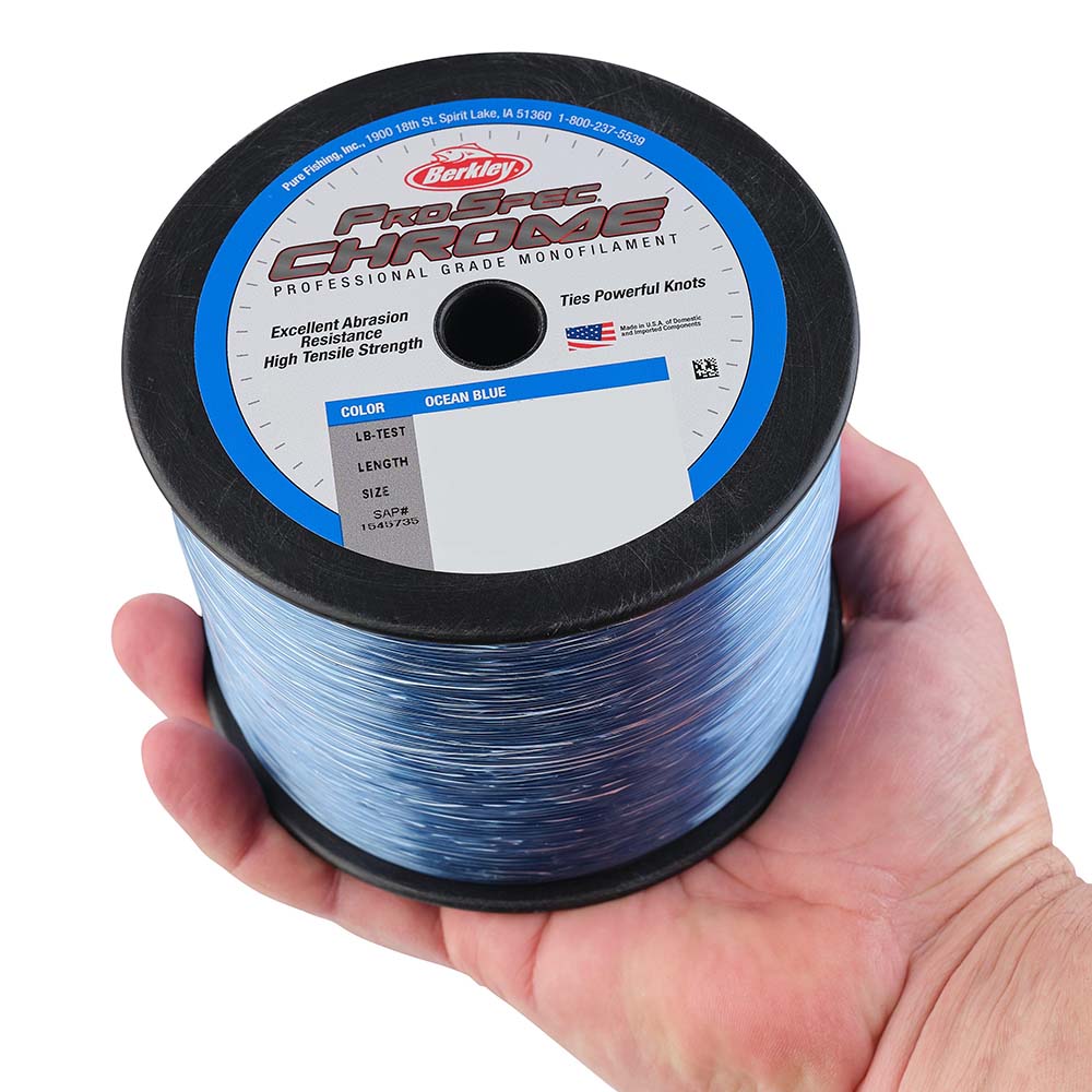 Berkley ProSpec Chrome Ocean Blue Monofilament  50 lb  1000 yds  PSC1B50OBL 1545735