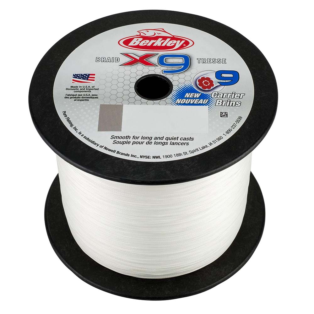 Berkley x9 Braid Crystal  8lb  2188 yds  X9BBK8CY 1486907