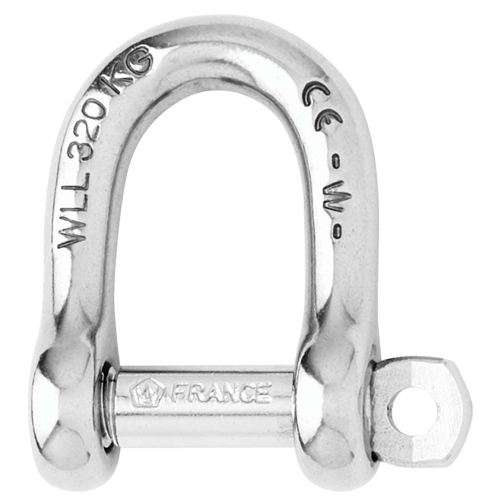 Wichard SelfLocking D Shackle  Diameter 6mm  14 1203W