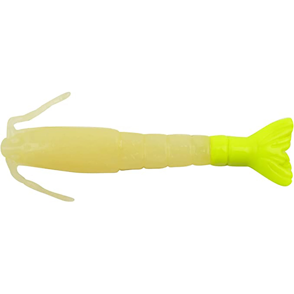 Berkley Gulp Saltwater Shrimp  4  GlowChartreuse 1240010