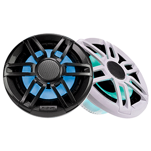 XS-FL65SPGW XS Series 6.5" - RGB 200 Watt Sports Marine Speakers - Grey & White Grille Option