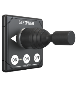SM8960S Panel, Joystick Thruster Control 12/24v Black, Round Cutout, 5-Wire, Reset Auto-Off