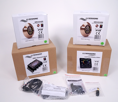 Kit:  2x SMX154 EOS, i-Connect Hub, Lumi-Link Command Center, 5M DMX Cable LM600423