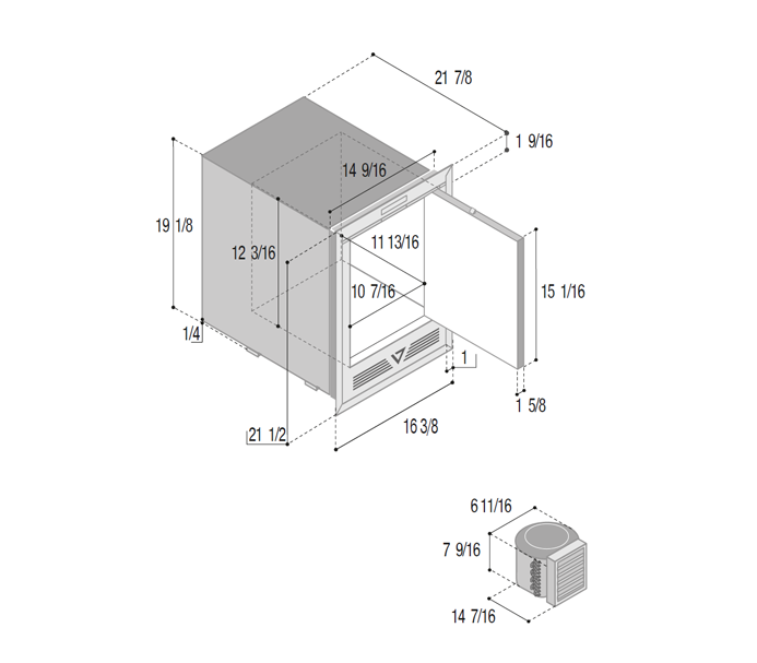 Ice maker, IM XT INT OCX2 Hydro