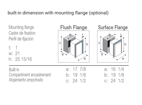 C55RBN4-F Freezer (External Cooling Unit)