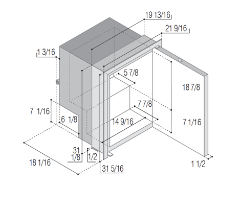 C85IXD4-F (internal cooling unit)