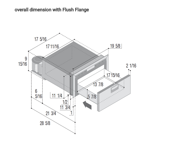 DW35RXP4-EF Single Refrigerator or Freezer Compartment