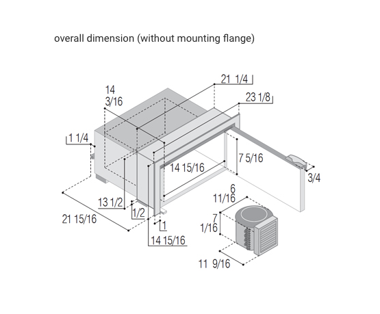 C30RBN4-F Freezer (External Cooling Unit)