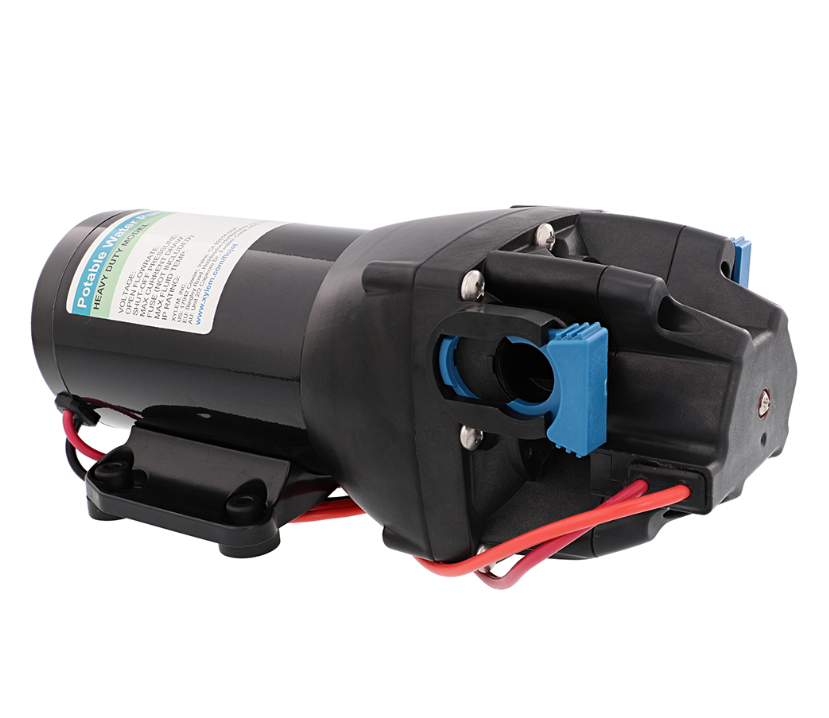 HEAVY DUTY RV WATER PUMP W/STRAINER - 24V - 4GPM - 50PSI