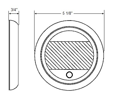 41323 Dome Light with Touch Switch